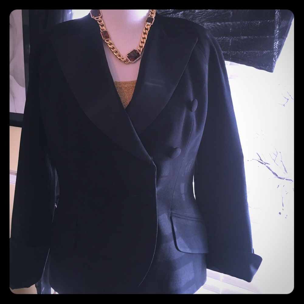 Dior Black Double-Breasted Blazer